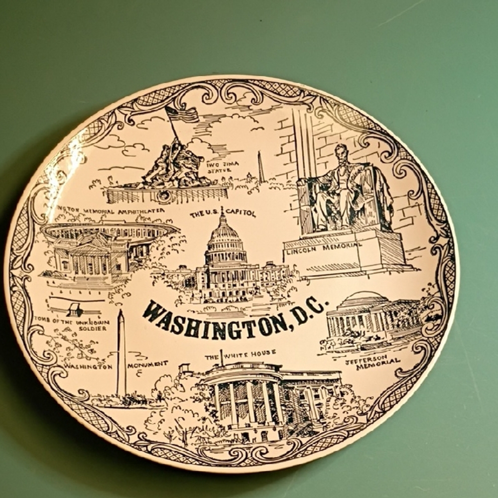 Washington D.C. Commemorative Plate